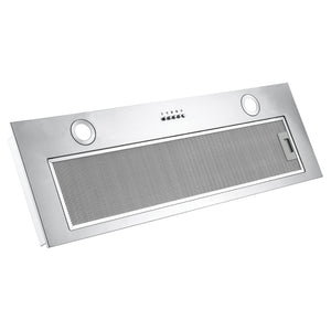Beko 90cm Stainless Steel Under-Cupboard Rangehood BRH90UX, Front View