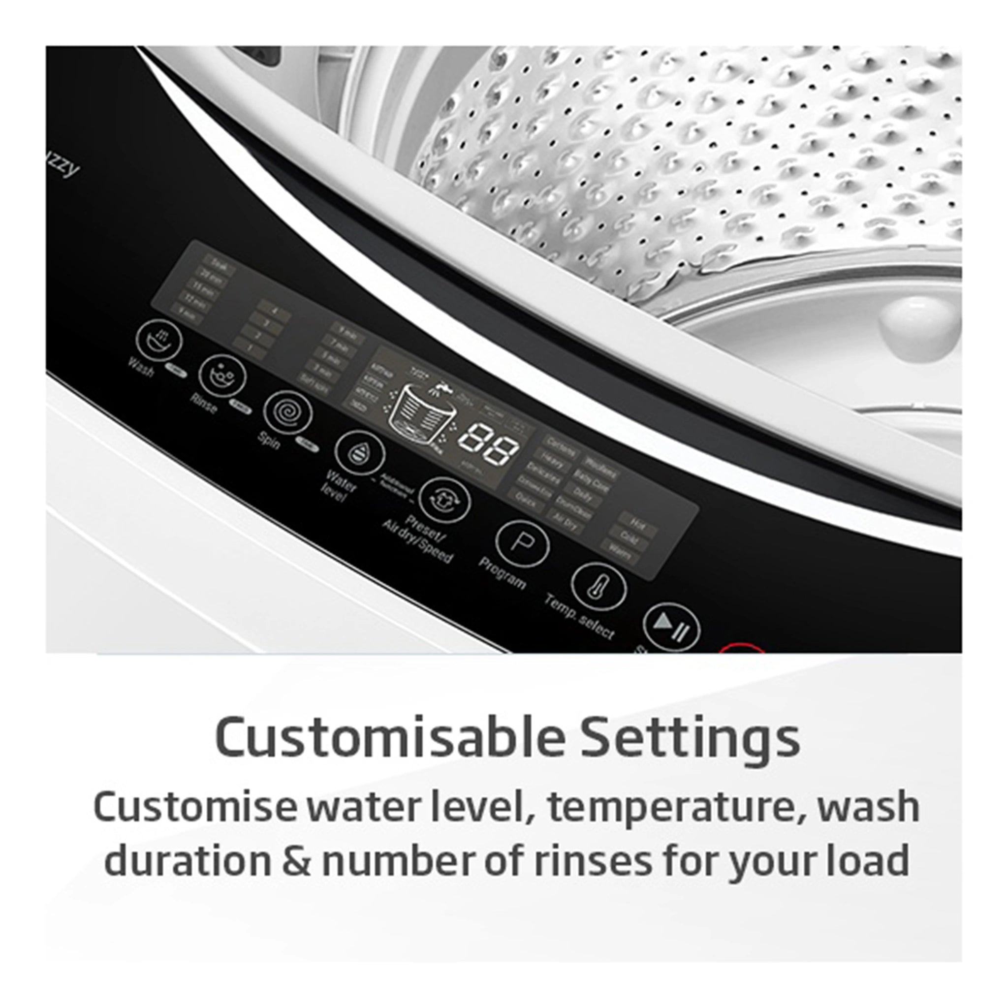 Beko 10kg White Automatic Top-Load Washing Machine BTL10W, Features