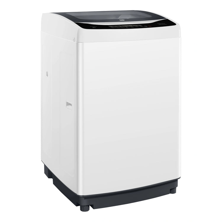 Beko 10kg White Automatic Top-Load Washing Machine BTL10W, Left Side View