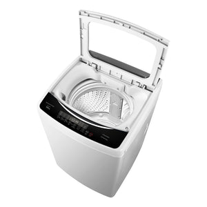 Beko 10kg White Automatic Top-Load Washing Machine BTL10W, Front View with Door Open