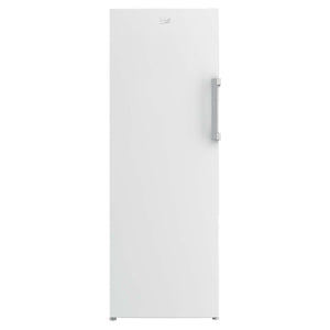 Beko 290L White Frost-Free Upright Freezer BVF290W, Front View
