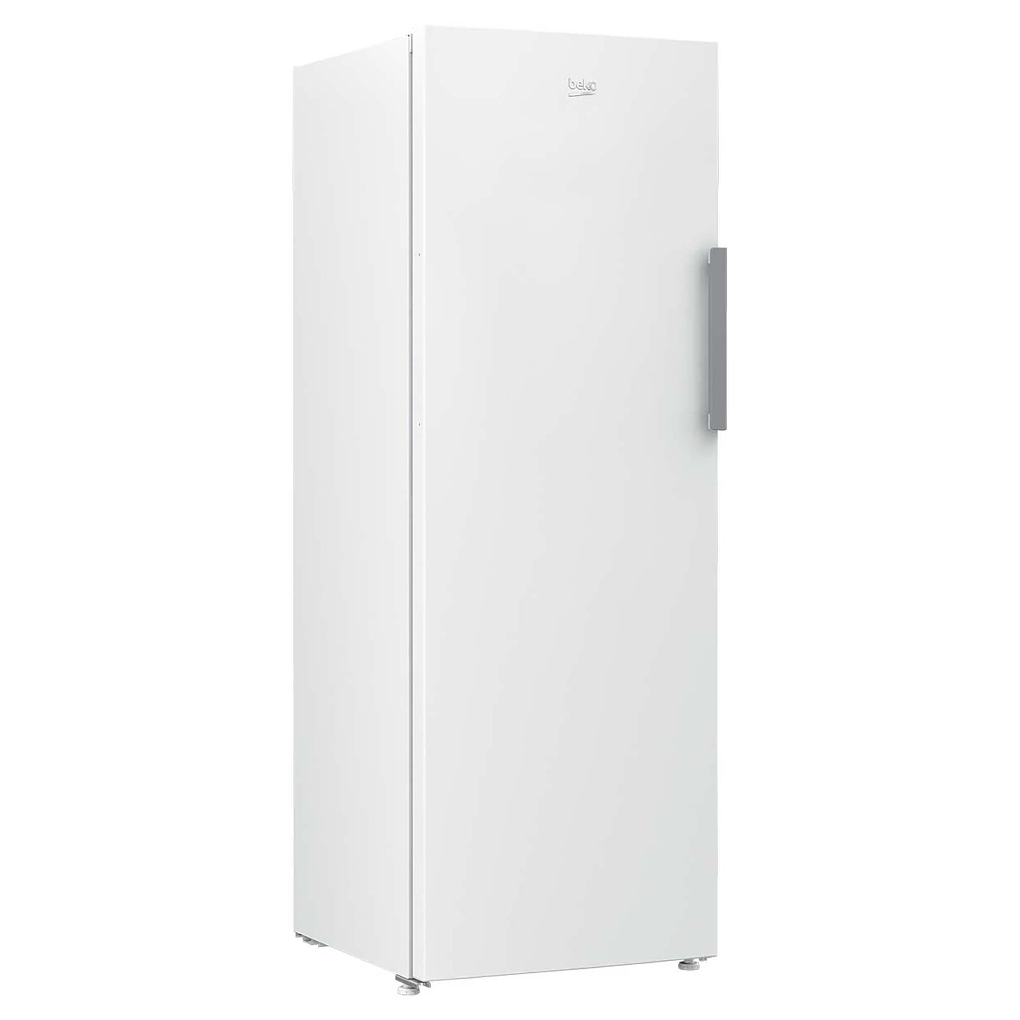 Beko 290L White Frost-Free Upright Freezer BVF290W, Right Side View