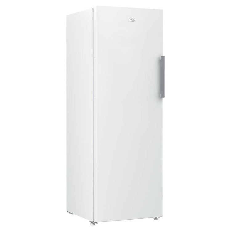 Beko 290L White Frost-Free Upright Freezer BVF290W, Right Side View