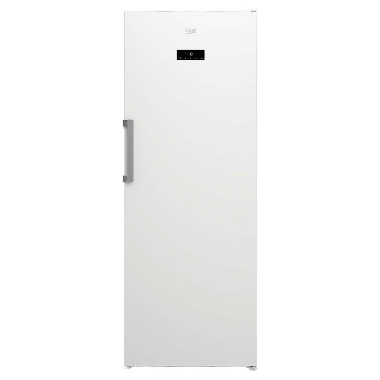 Beko 404L White Frost-Free Upright Freezer BVF404W, Front View