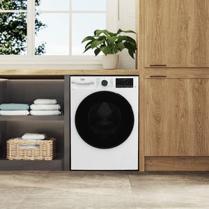 Beko 8kg/4kg Front Load Washer Dryer Combo with SteamCure® BWDB8420W, Lifestyle