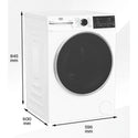 Beko BWDB9540W Freestanding Washer Dryer (9 kg / 5 kg, 1400 rpm)