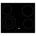 Beko Built-In Cooktop (Vitro ceramic, 60cm) HIC644021, Front View