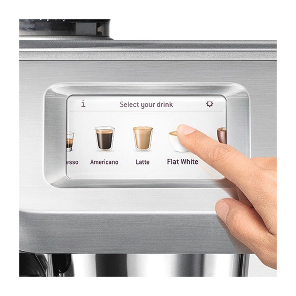 Breville BES990BSS Oracle Touch Coffee Machine, Panel perspective view