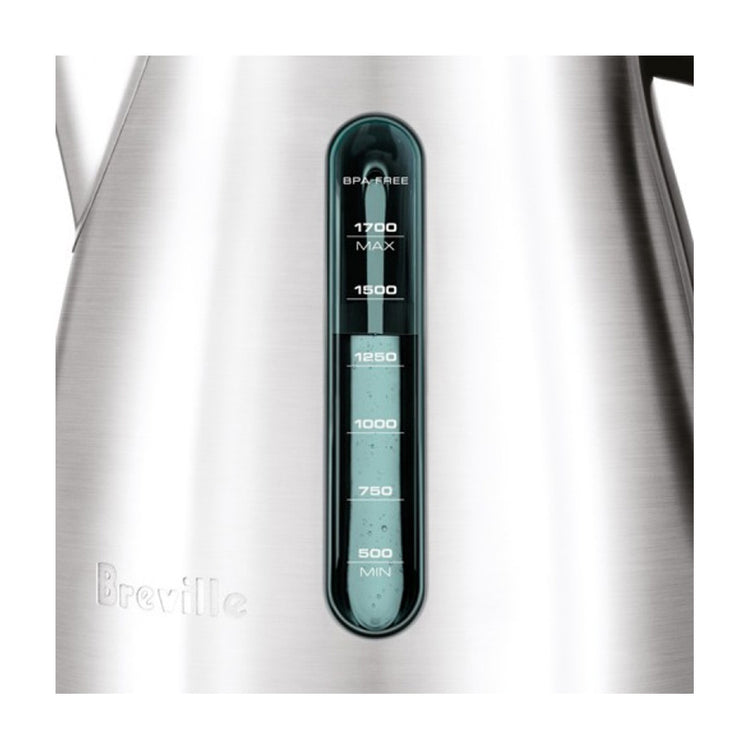 Breville BKE495BSS Soft Top Clear Kettle at APPLIANCE GIANT