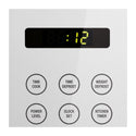 Breville BMO120SIL Microwave Oven Silver, Control panel view