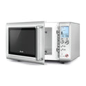 Breville BMO625BSS Quick Touch Compact Microwave, Front left view with door open