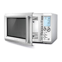 Breville BMO735BSS Quick Touch Microwave, Front right view with door open