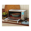 Breville BOV845BSS Smart Oven Pro, Front left view with door open with food items