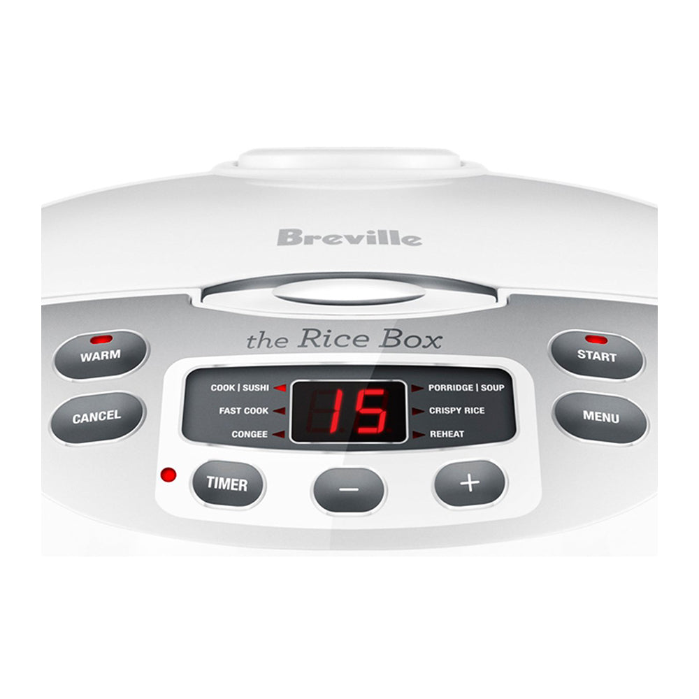 Breville BRC460WHT Rice Box Cooker | APPLIANCE GIANT
