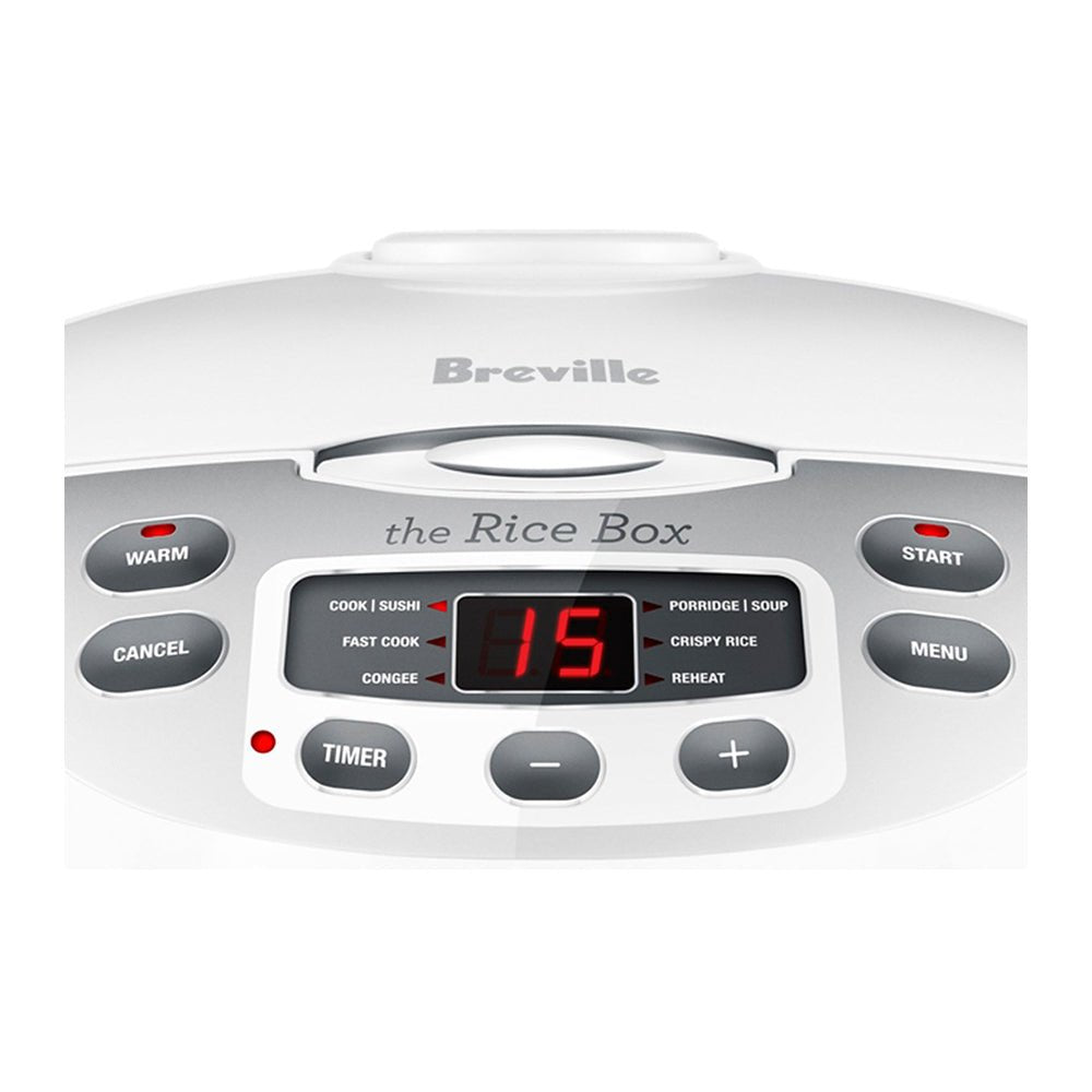 Breville BRC460WHT Rice Box Cooker | APPLIANCE GIANT
