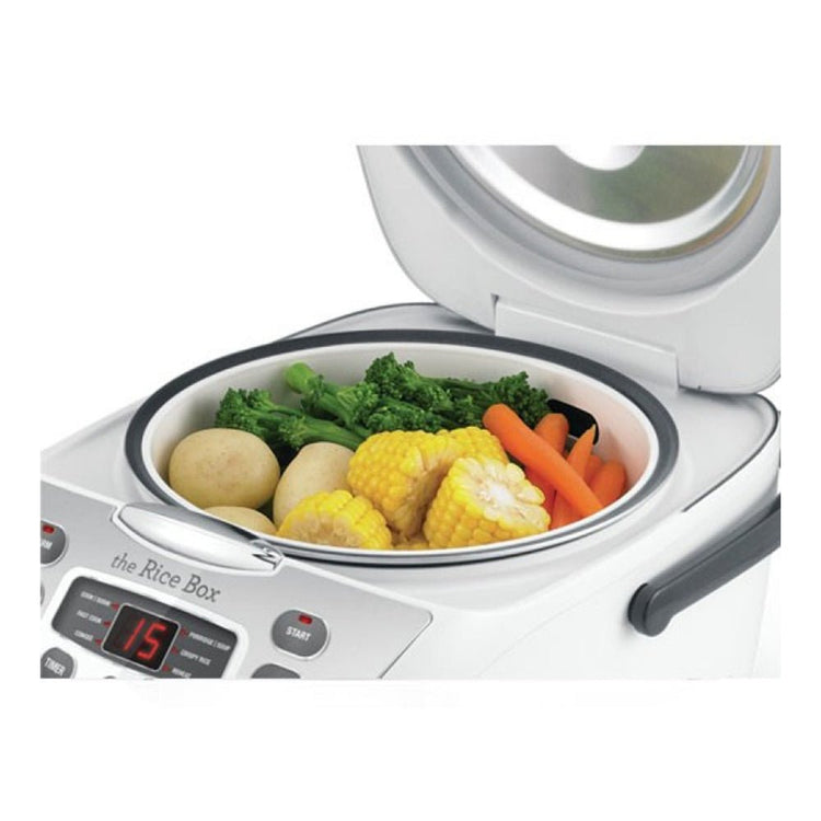 Advanced Box Cooker Breville BRC460WHT Rice Box Cooker | APPLIANCE GIANT