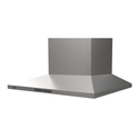 Beko BRH60CX 60cm Canopy Rangehood Stainless Steel, Front top view