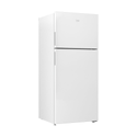 Beko BTM510W 510L Top Mount Fridge, Front right view 