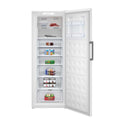 Beko 404L Frost Free Upright Freezer White BVF404W, Front view with door open