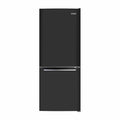 CHiQ 283L Bottom Mount Fridge Black CBM280NB, Front view