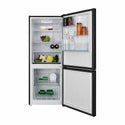 CHiQ 283L Bottom Mount Fridge Black CBM280NB, Open refrigerator filled with food