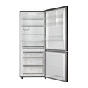 CHiQ 396L Bottom Mount Fridge Black CBM393NB3, Front view with door open
