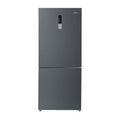 CHiQ 396L Bottom Mount Fridge Black Steel CBM395NBS, Front view