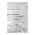 CHiQ 396L Bottom Mount Fridge CBM396NW, Glass shelf view and bottle holder rack view