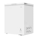 CHiQ CCF142DW 142L Hybrid Chest Freezer White, Front left view