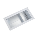 CHiQ 200L Chest Freezer Stainless Steel CCF199S, Top view