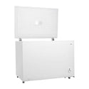 CHiQ 292L Chest Freezer White CCF292DW, Front right view with top open
