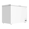 CHiQ CCF299WE 299L Hybrid Chest Freezer White, Front right view 