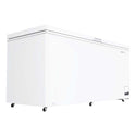 CHiQ CCF500WE 500L Hybrid Chest Freezer White, Front right view