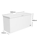 CHiQ CCF700WE 700L Hybrid Chest Freezer