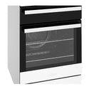 Chef CFG517WBNG 54cm Upright Freestanding NG Oven White, Front view