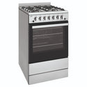 Chef 54cm Stainless steel Freestanding Cooker CFG504SCH, Front View