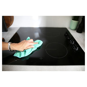 Chef 60cm 4 Zone Ceramic Cooktop CHC642BB, Cleaning View