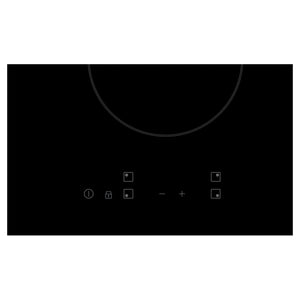 Chef 60cm 4-Zone Ceramic Cooktop CHC644BC, Close-Up View