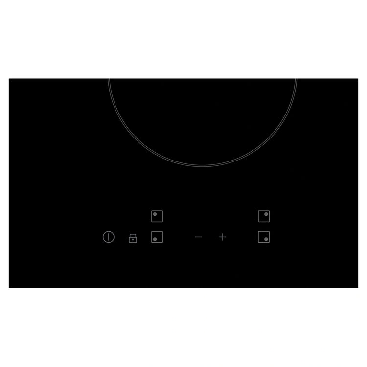 Chef 60cm 4-Zone Ceramic Cooktop CHC644BC, Close-Up View