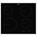 Chef 60cm 4-Zone Ceramic Cooktop CHC644BC, Front View