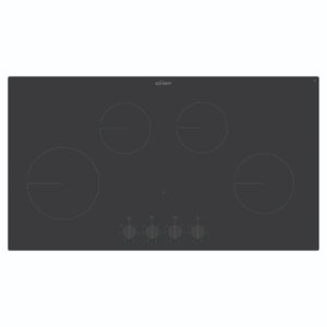 Chef 90cm 4-Zone Ceramic Cooktop CHC942BB, Front View