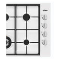 Chef 60cm 4-Burner Gas Cooktop, White CHG644WC, Control Panel View