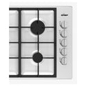 Chef 90cm 5-Burner Gas Cooktop, Stainless Steel CHG954SC, Control Panel View