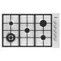 Chef 90cm 5-Burner Gas Cooktop, Stainless Steel CHG954SC, Front View