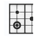 Chef 90cm 5-Burner Gas Cooktop, White CHG954WC, Close-Up View