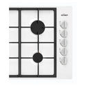 Chef 90cm 5-Burner Gas Cooktop, White CHG954WC, Control Panel View