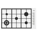 Chef 90cm 5-Burner Gas Cooktop, White CHG954WC, Front View
