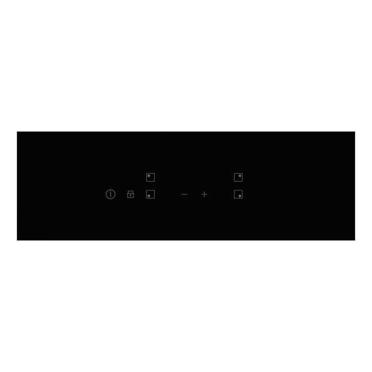 Chef 60cm 4 Zone Induction Cooktop CHI644BC, Control Panel View