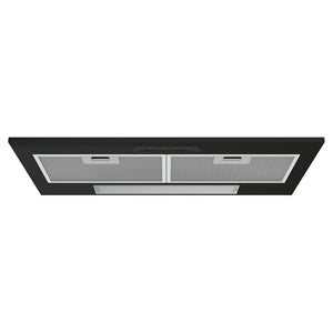 Chef 70cm Integrated Rangehood – Black CRI714DB, Front View