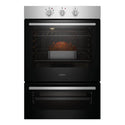 Chef 60cm Electric Built-In Fan Forced Oven with Separate Grill CVE662SB, Front Double Oven View 2